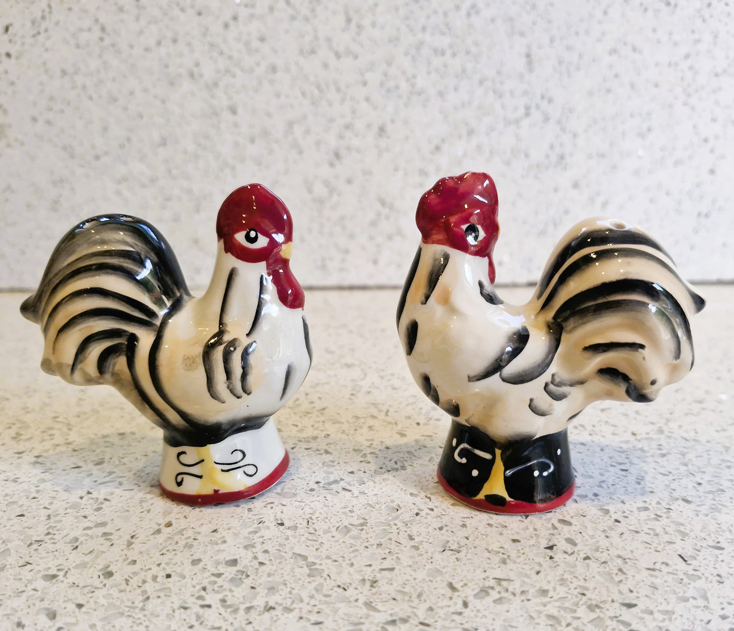 Cat Salt and Pepper Shakers: Novelty Kitchenware, 1980s Ceramic