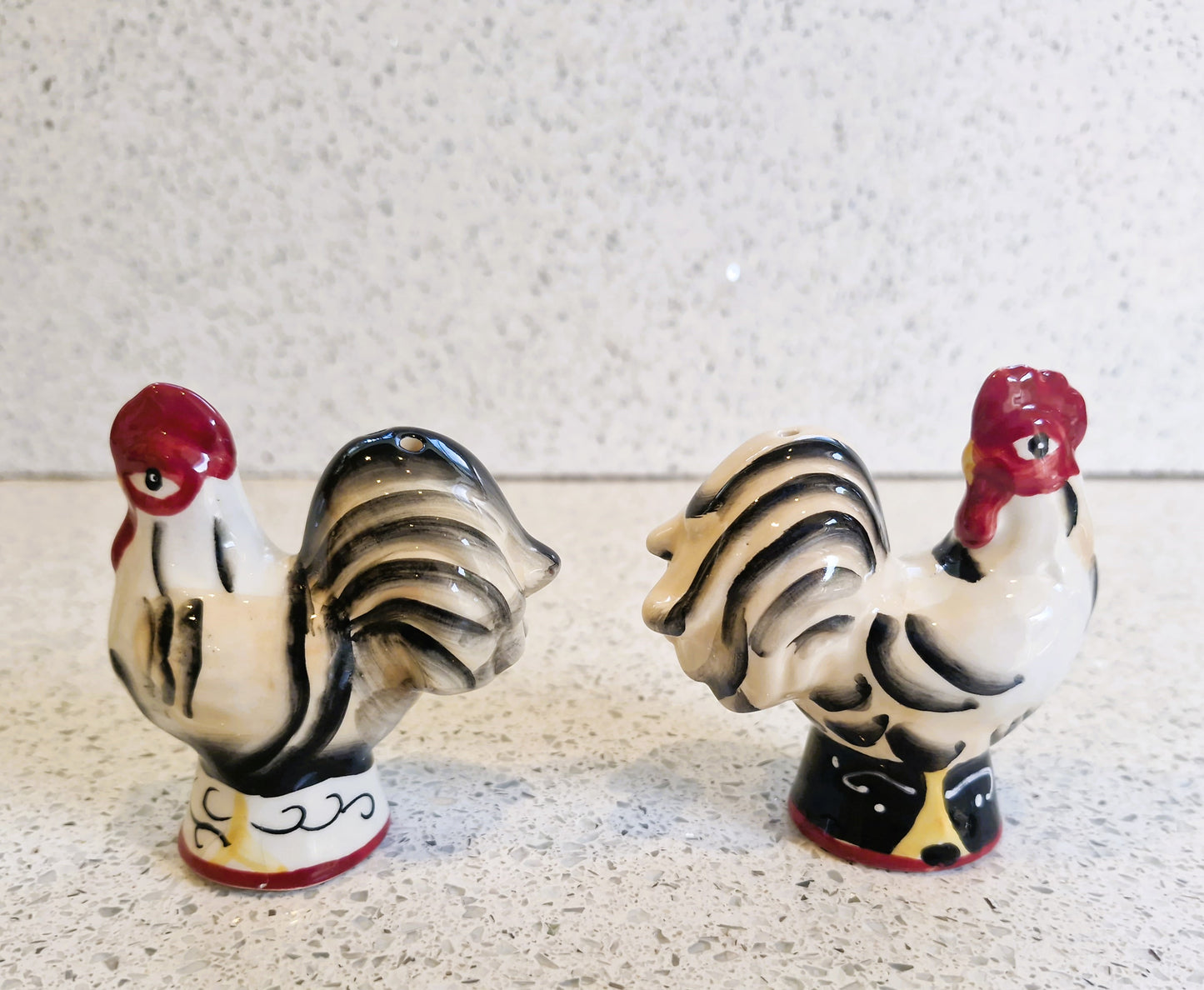 Cat Salt and Pepper Shakers: Novelty Kitchenware, 1980s Ceramic