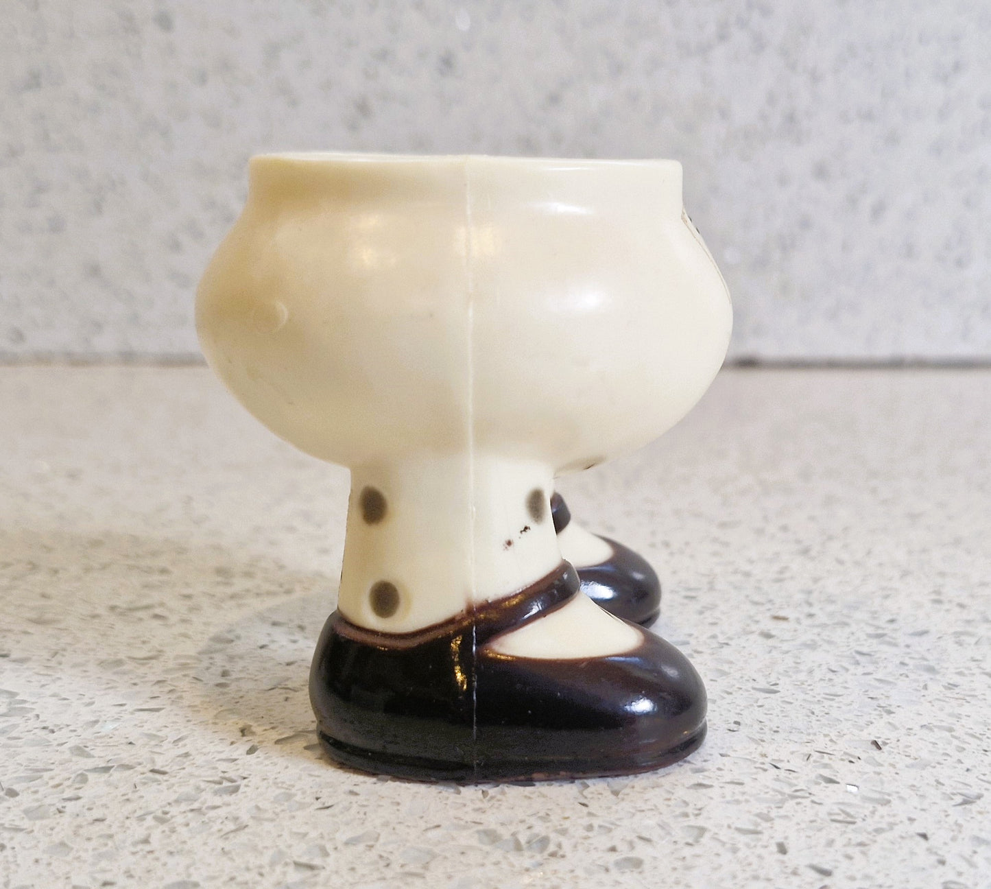 Vintage Eggs on Legs Egg cup, Walking Egg cup