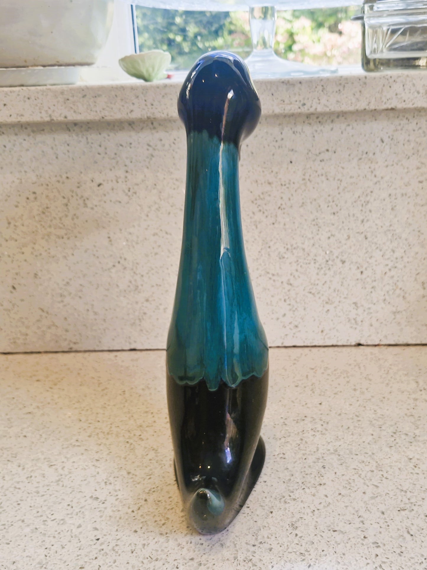 Mid Century Blue Mountain Pottery Duck Ornament - Canadian Studio Pottery