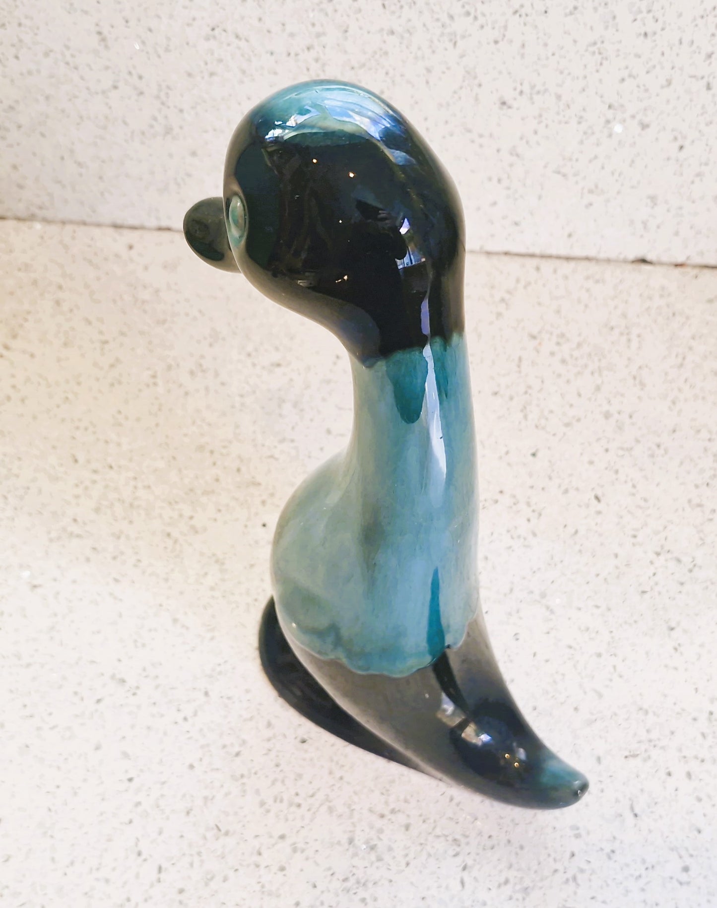 Mid Century Blue Mountain Pottery Duck Ornament - Canadian Studio Pottery