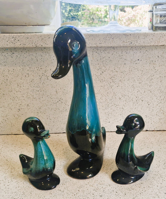 Blue Mountain Pottery Duck Family: Mid-Century Canadian Pottery