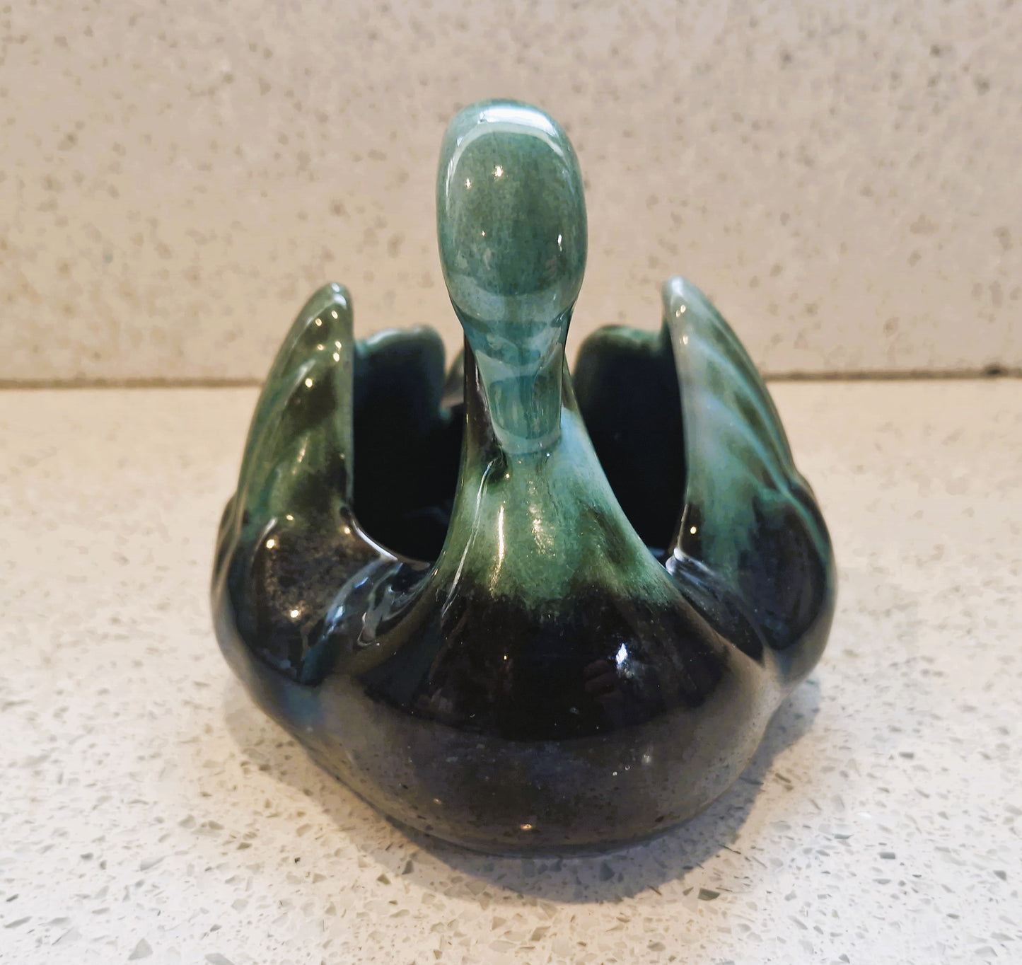 Blue Mountain Pottery Swan Trinket Dish: Canadian Studio Ceramic
