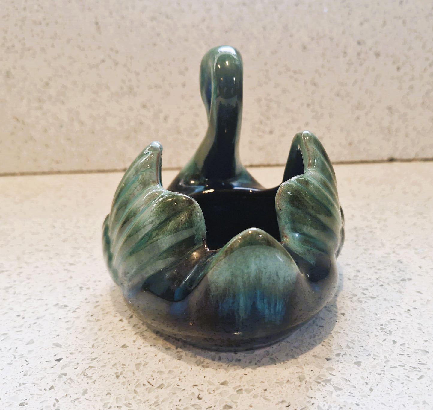 Blue Mountain Pottery Swan Trinket Dish: Canadian Studio Ceramic