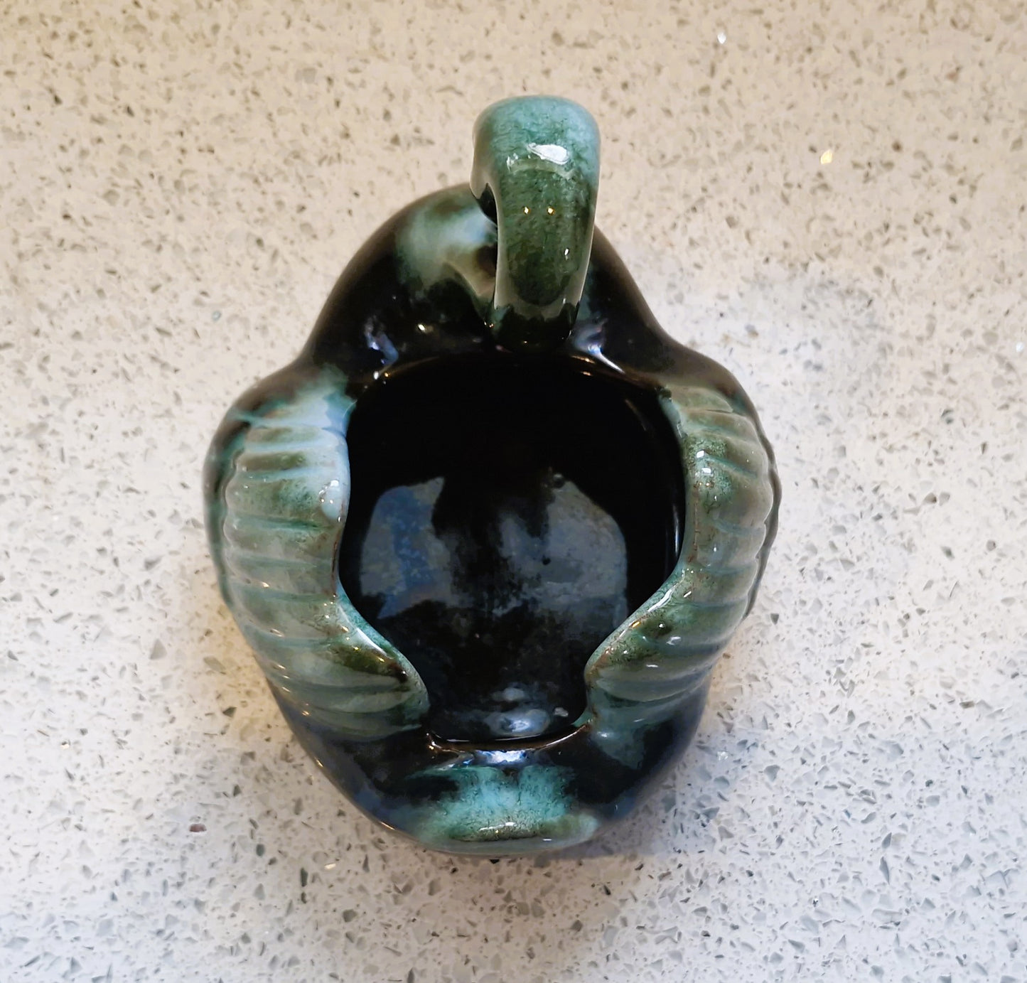 Blue Mountain Pottery Swan Trinket Dish: Canadian Studio Ceramic