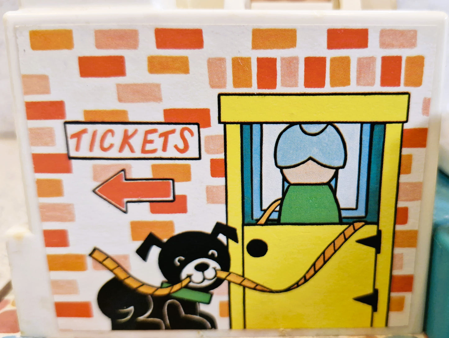 Vintage Fisher Price Merry-Go-Round - Rare Wooden Little People