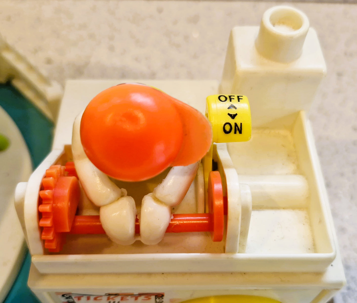 Vintage Fisher Price Merry-Go-Round - Rare Wooden Little People