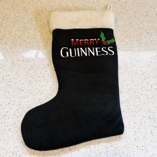 Guinness Christmas Stocking, Unique, Quirky, Vintage