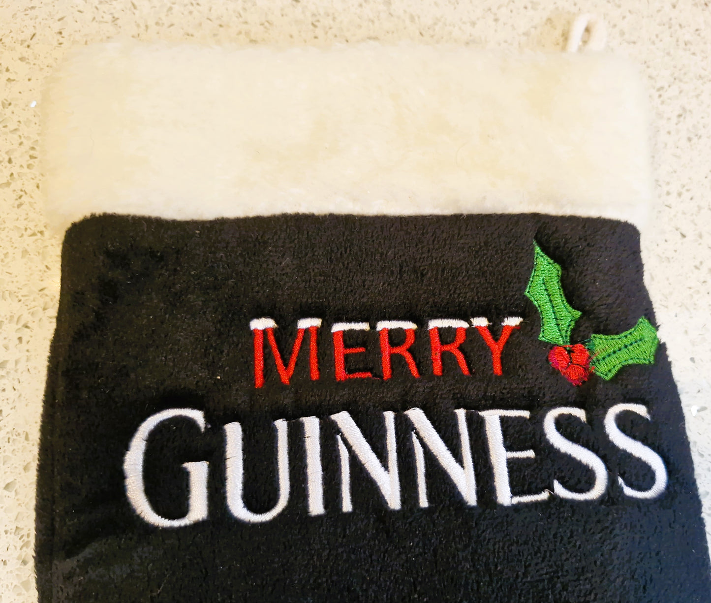 Guinness Christmas Stocking, Unique, Quirky, Vintage