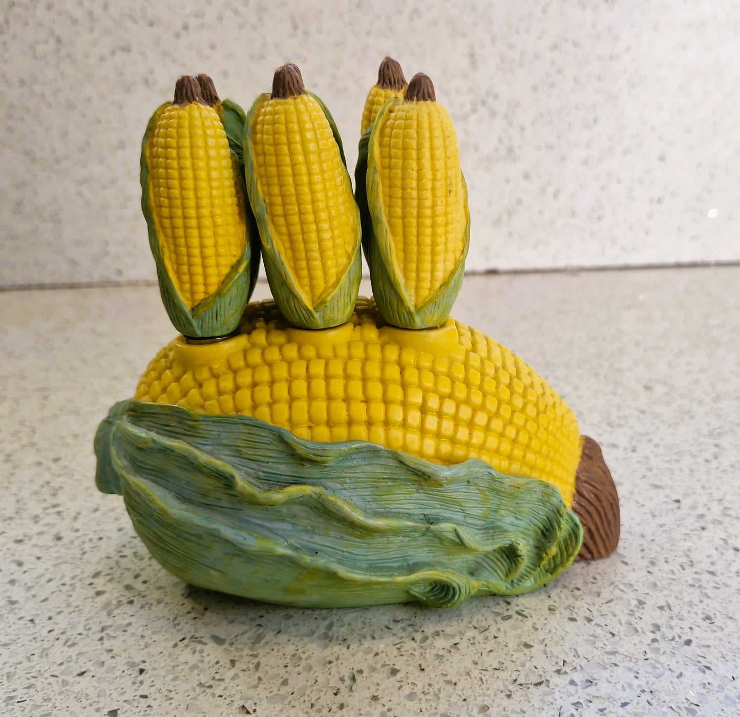 Vintage Sweetcorn Butter Spreader Set: Corn on the cob serving, Corn on the cob Butter spreaders