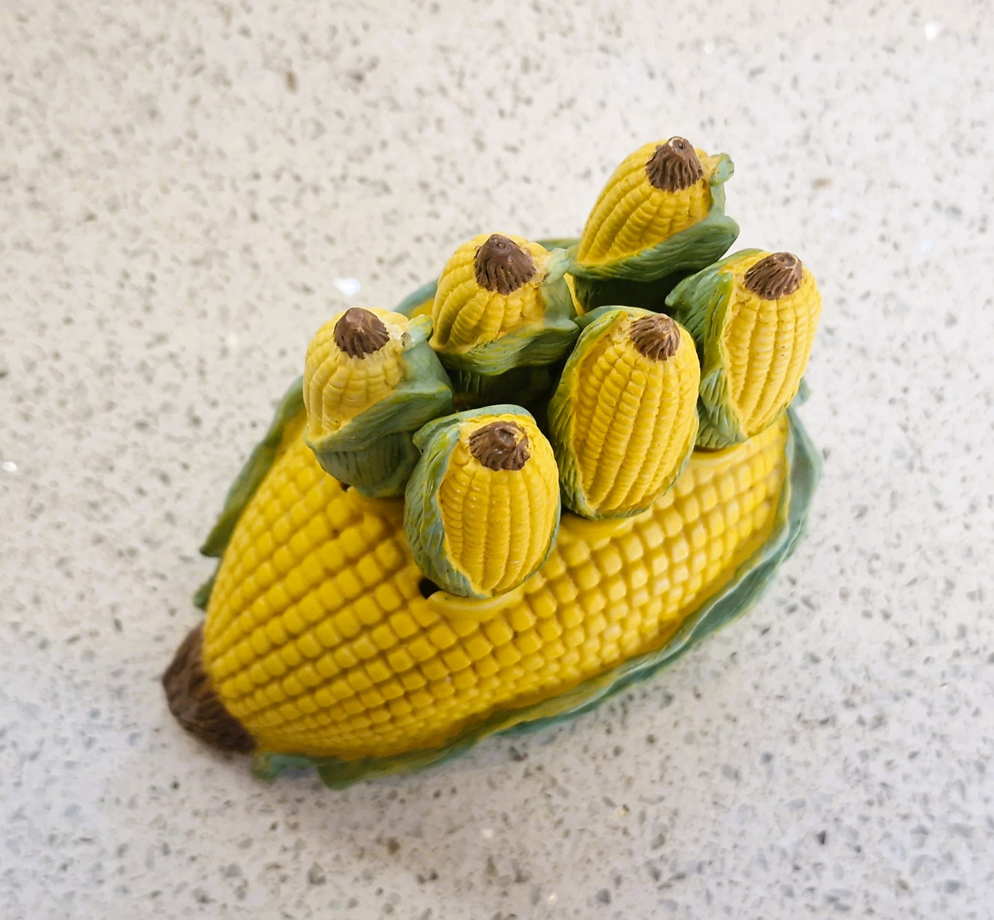 Vintage Sweetcorn Butter Spreader Set: Corn on the cob serving, Corn on the cob Butter spreaders