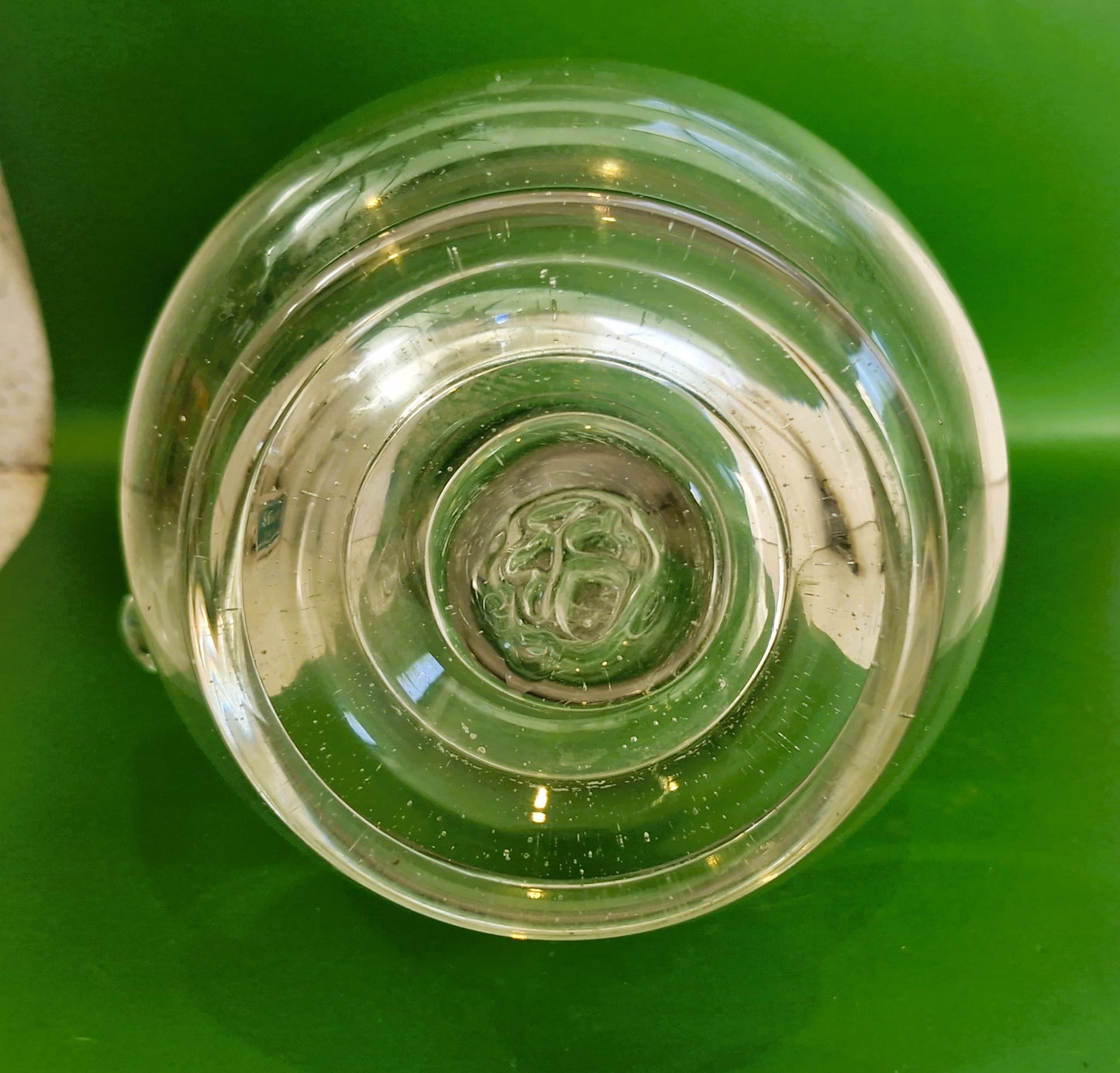 Vintage Whiskey Water Jug, Pewter Top, Water Jug, Whiskey Water Jug, Serie, Original, German, Waldglas, Pewter Pitcher: