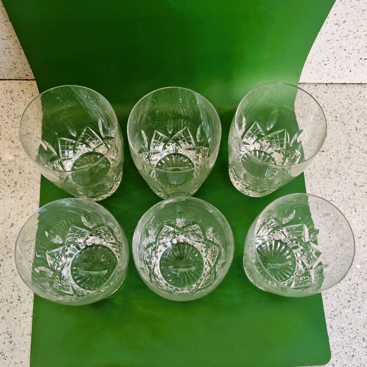Vintage Stuart Crystal, Crystal Whisky glasses, Made in England,