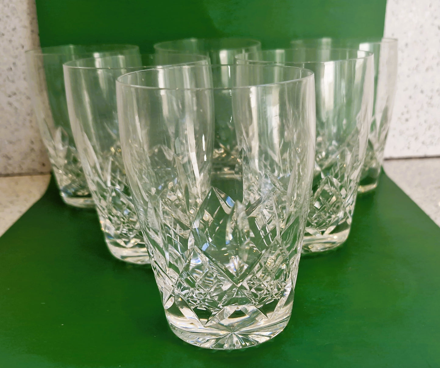 Vintage Stuart Crystal, Crystal Whisky glasses, Made in England,