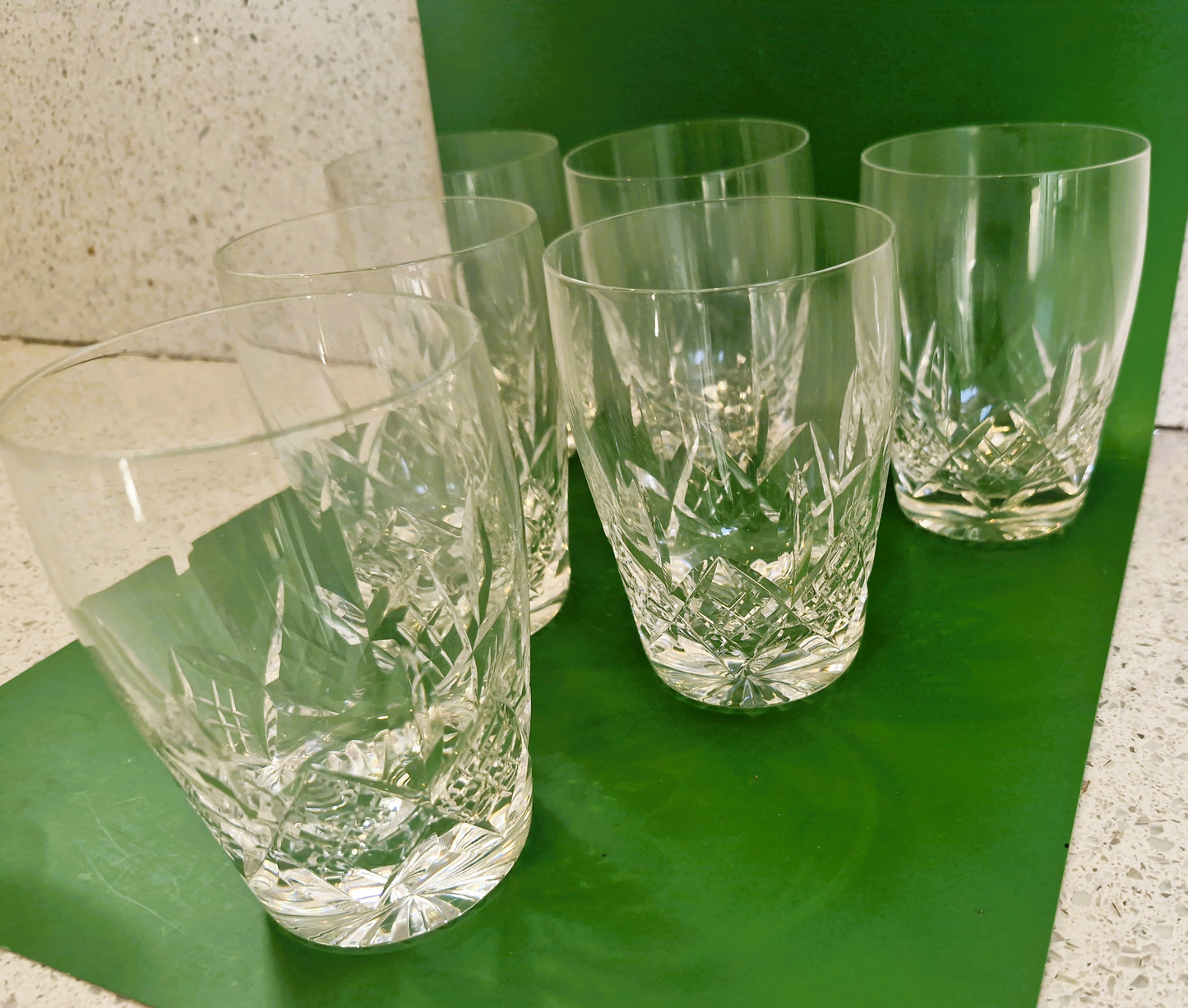 Vintage Stuart Crystal, Crystal Whisky glasses, Made in England,