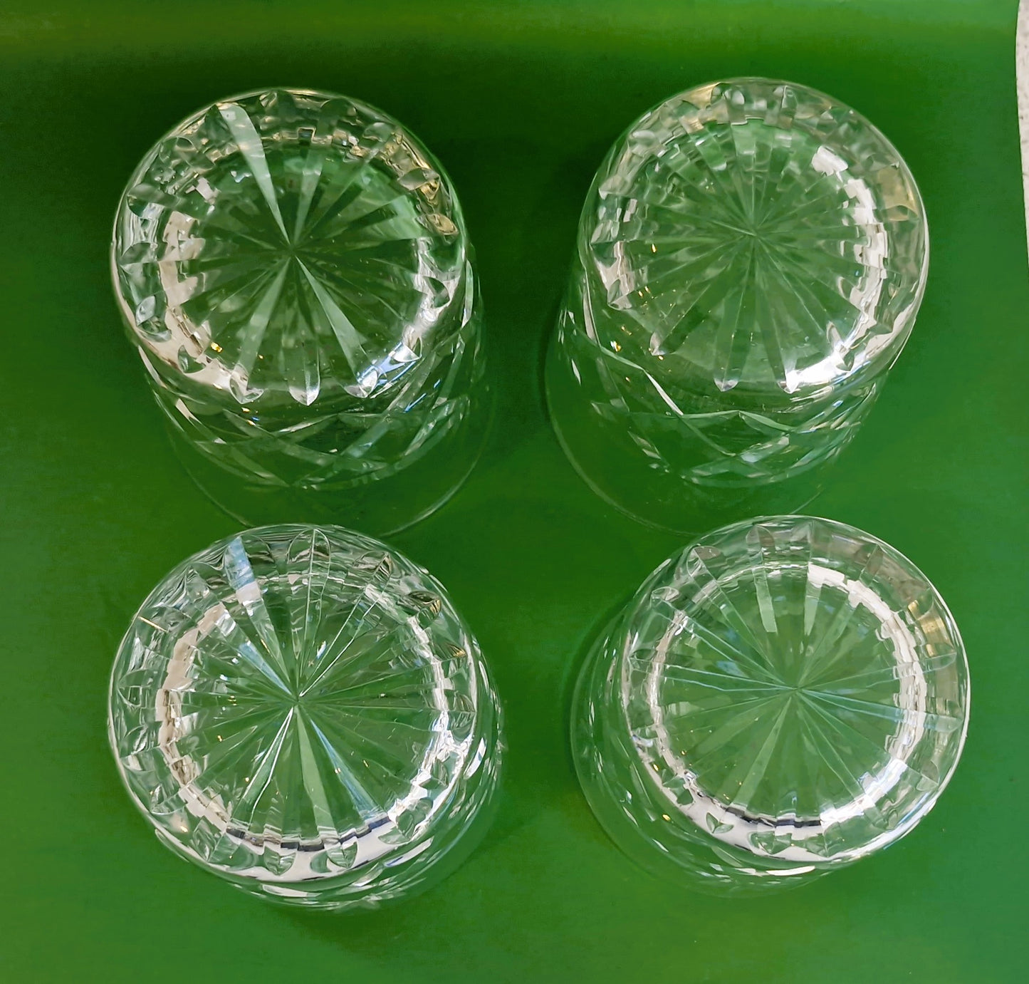 Vintage Stuart Crystal, Crystal Whisky glasses, Made in England,