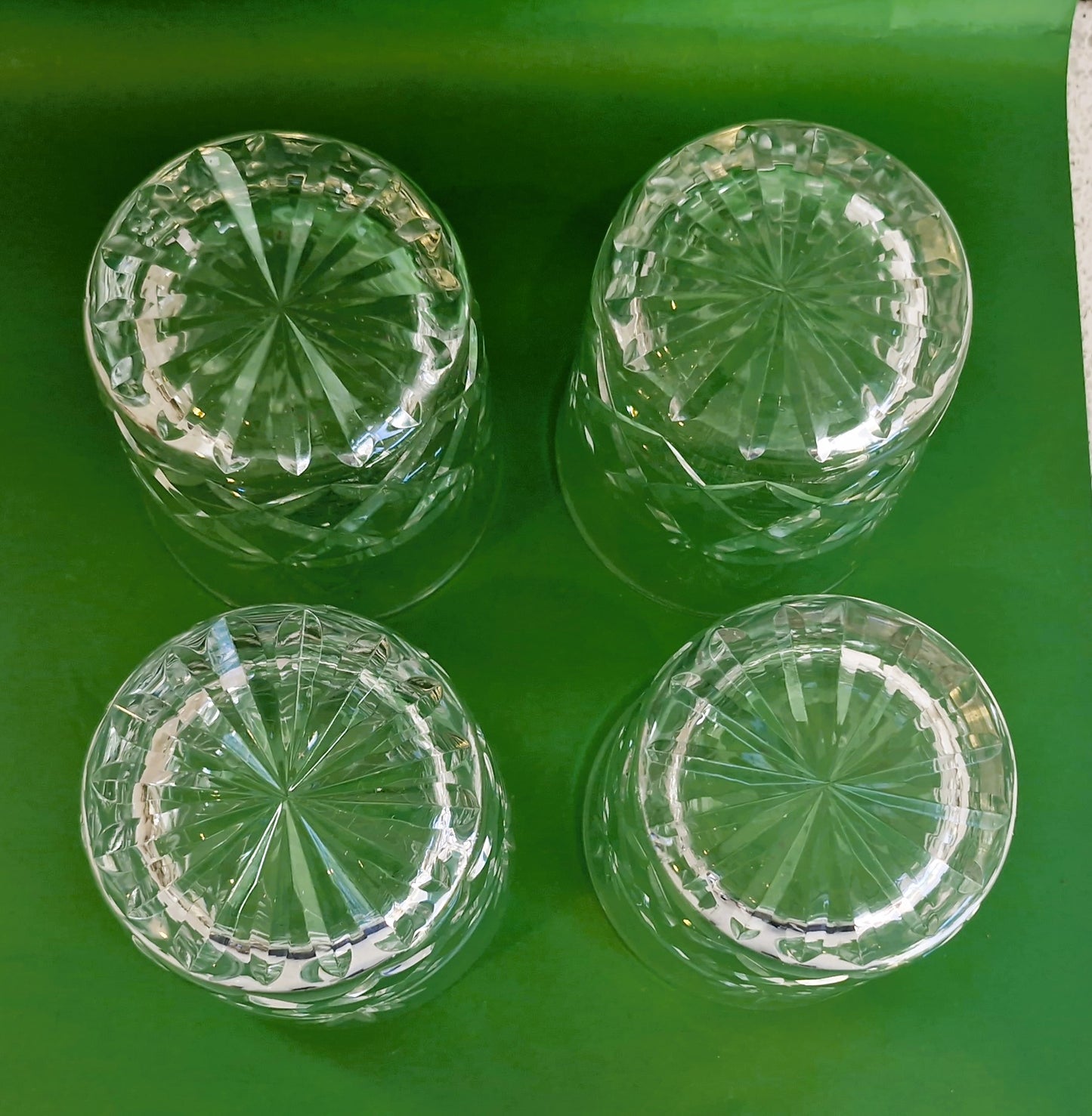 Vintage Stuart Crystal, Crystal Whisky glasses, Made in England,
