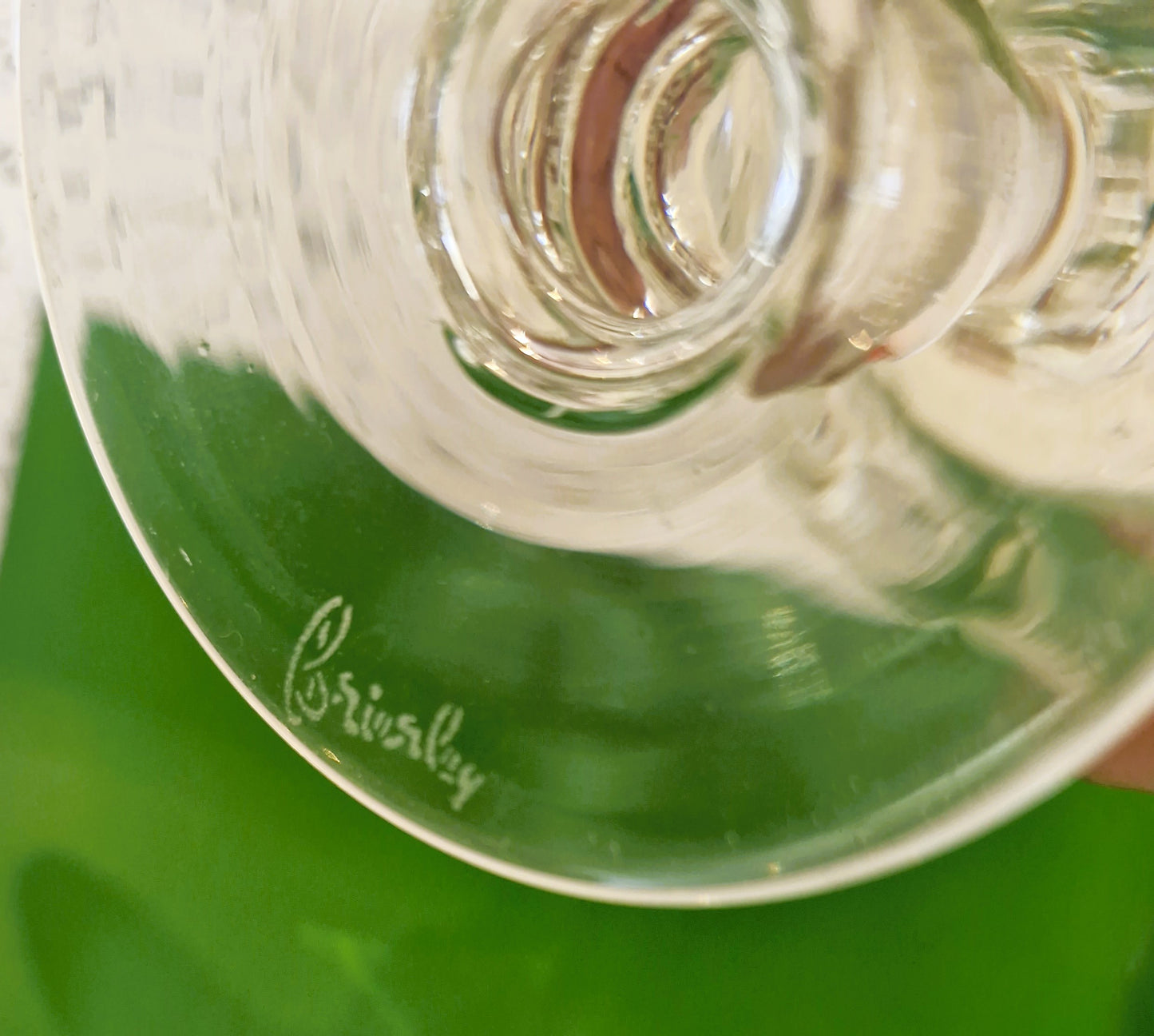 Vintage Royal Brierley Crystal Wine Glasses - 'Bruce' Pattern, Made in England