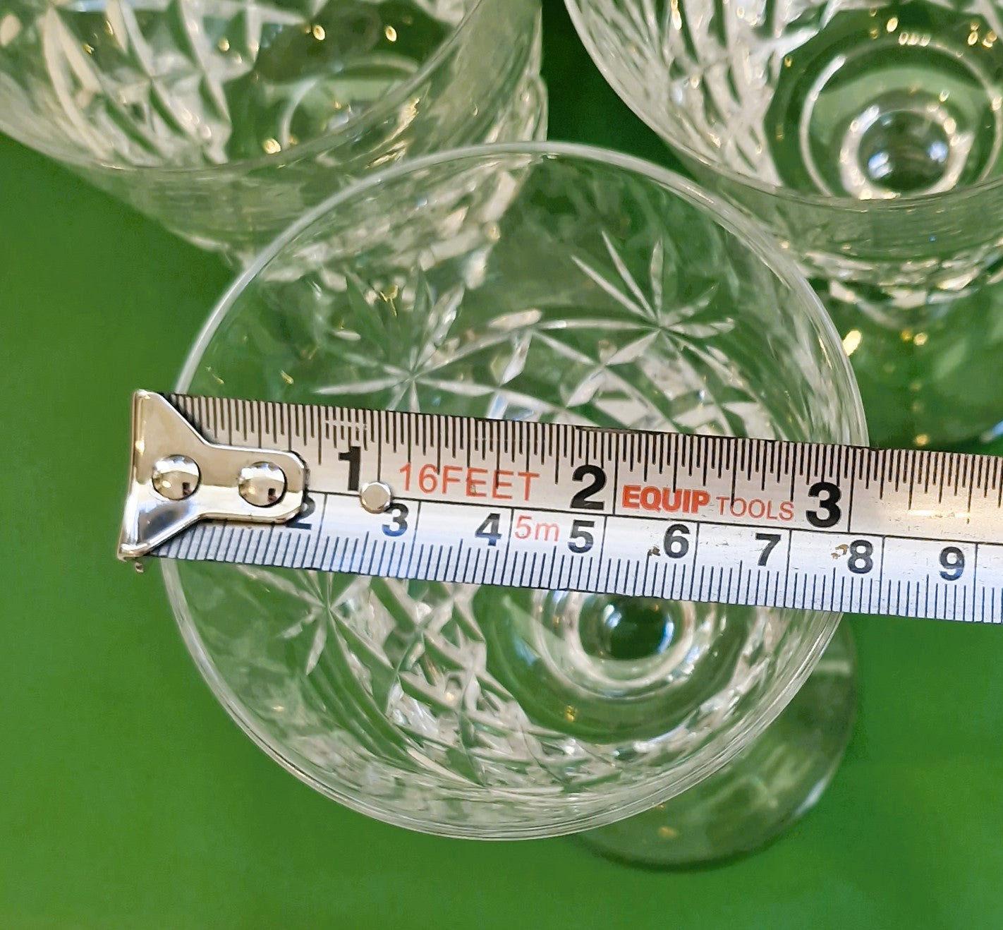 Vintage Royal Brierley Crystal Wine Glasses - 'Bruce' Pattern, Made in England