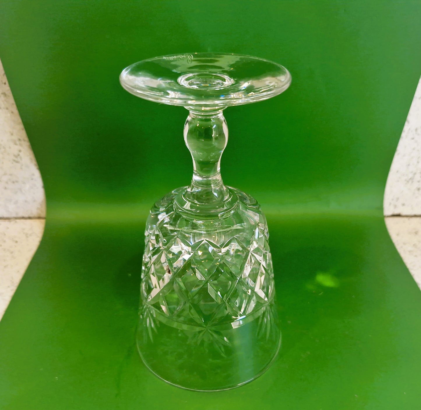 Vintage Royal Brierley Crystal Wine Glasses - 'Bruce' Pattern, Made in England