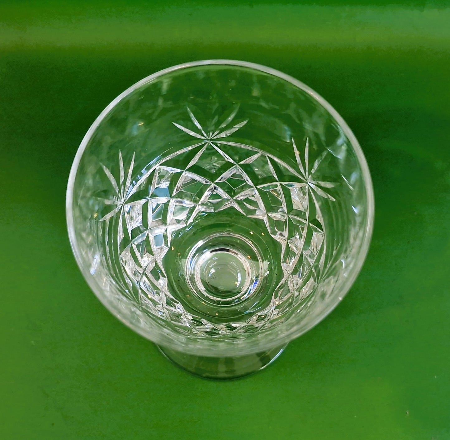 Vintage Royal Brierley Crystal Wine Glasses - 'Bruce' Pattern, Made in England