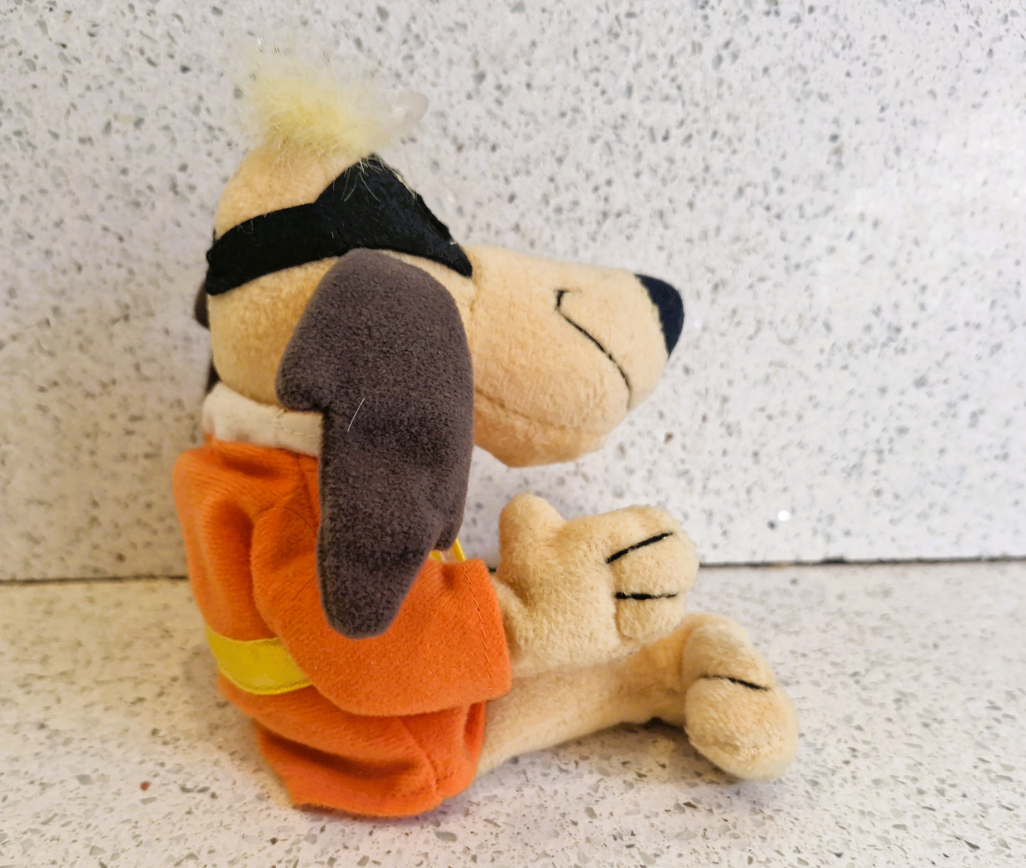 Warner Bros plush, beanie, 'Hong Kong Phooey', Vintage, 2001, Hanna-Barbera, 'Very Good Condition