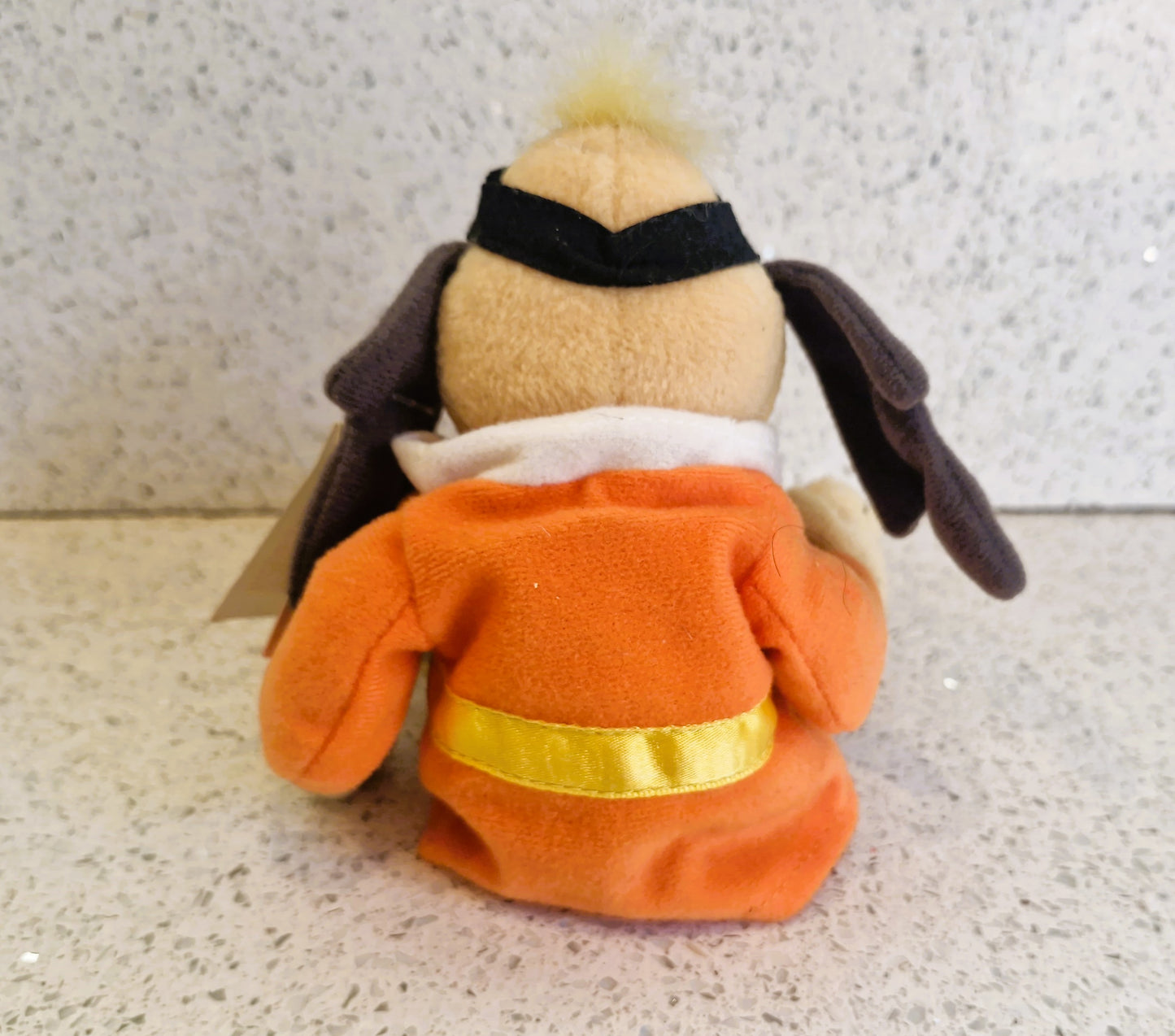 Warner Bros plush, beanie, 'Hong Kong Phooey', Vintage, 2001, Hanna-Barbera, 'Very Good Condition