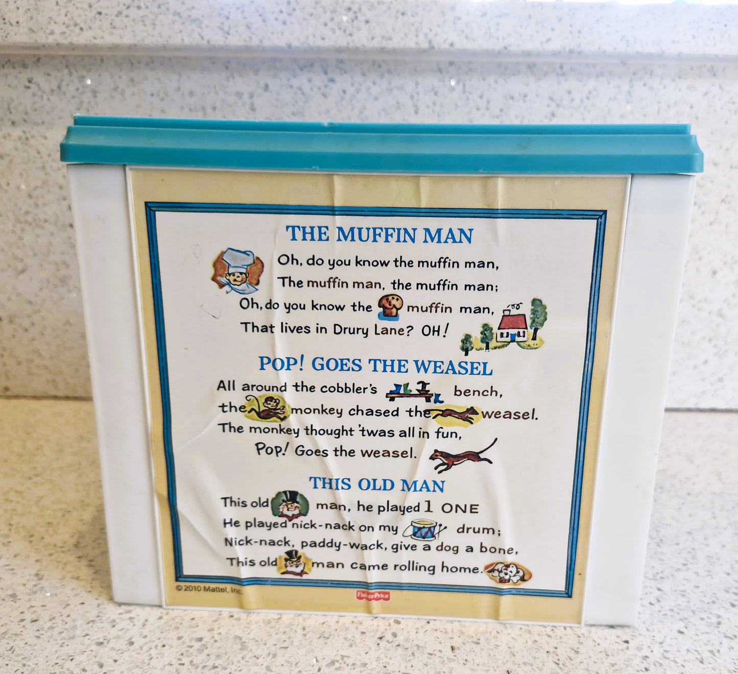 Vintage Fisher Price Toys Change a Tune Piano, 3 Tunes, WORKING