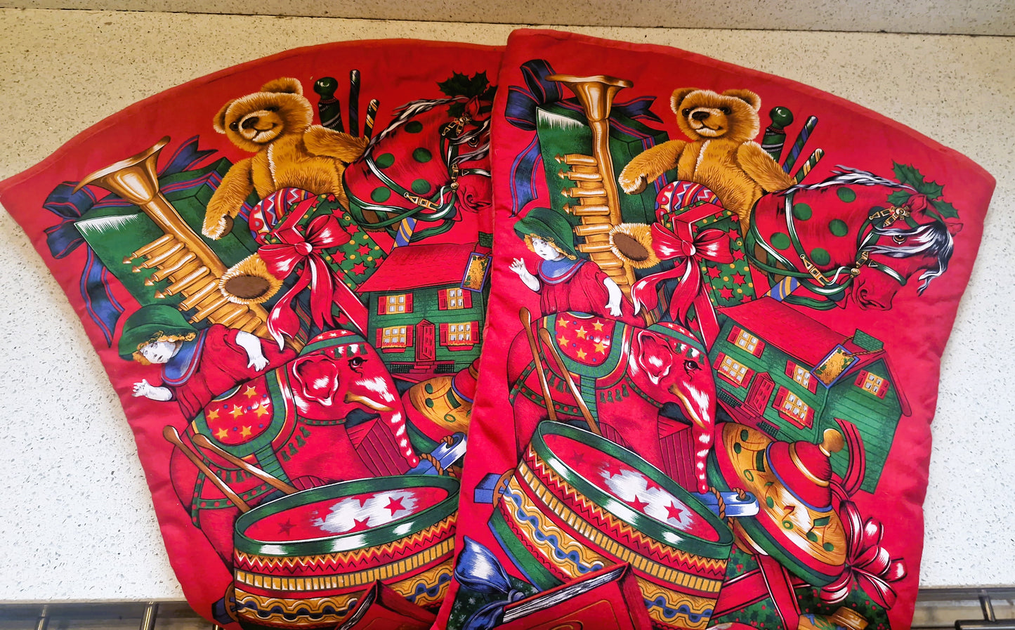 Vintage Christmas Stocking, Vintage, Handmade Christmas Stocking,  Christmas, Xmas, Stocking, Kitsch, Quirky, Santa, Father Christmas