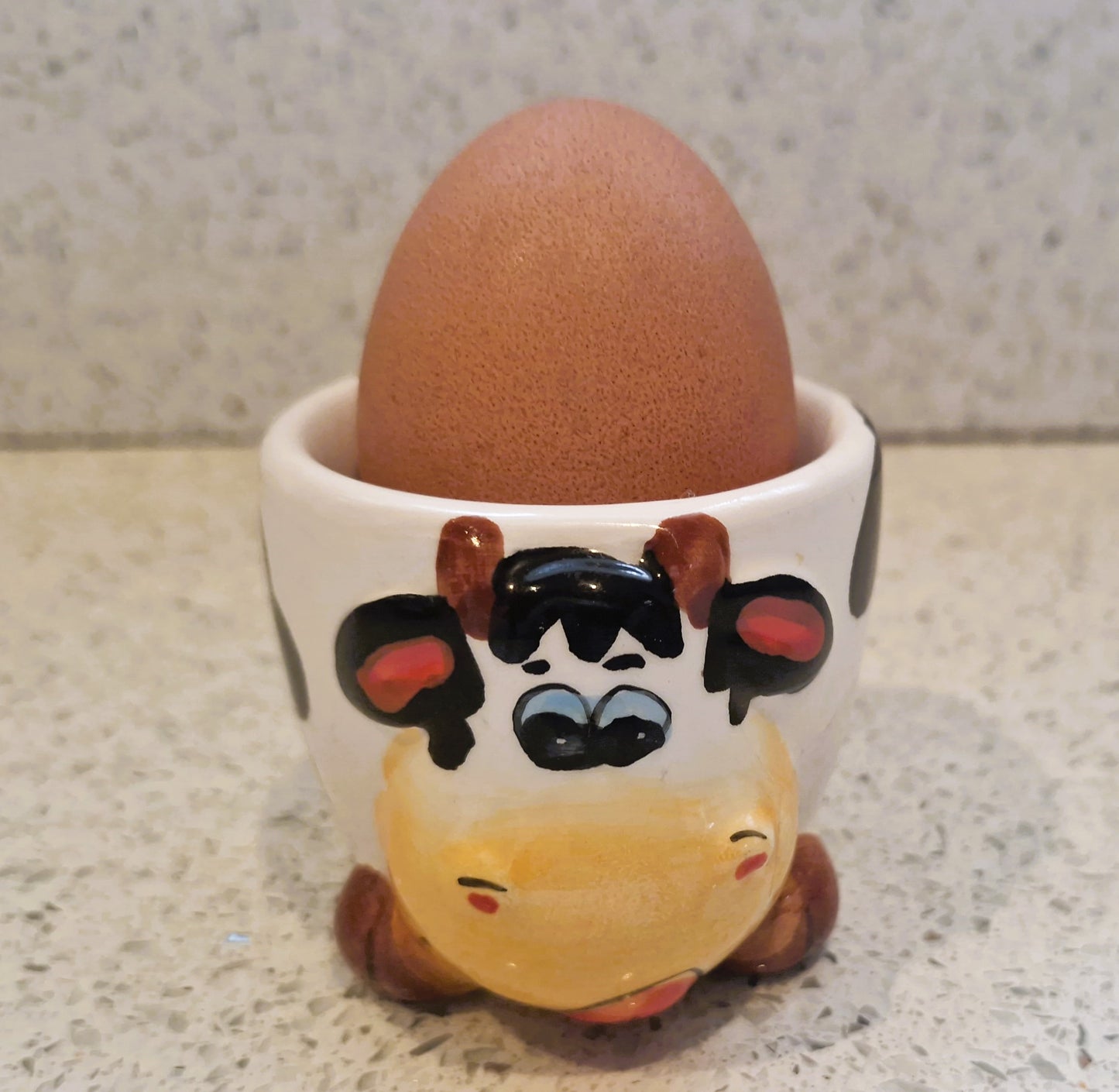Cow Egg Cup, Farmhouse Kitchen, Farmhouse Decor, Cow shaped egg cup