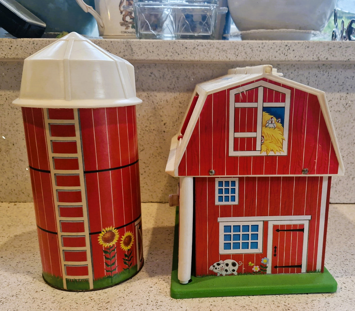 Vintage, Fisher-Price Farm, 70s, Original 1st Edition, Fisher Price Play Family Farm, Fisher-Price Play Family Farm