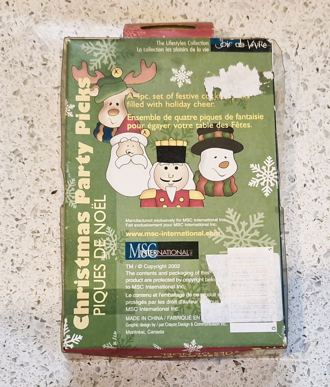 Vintage Christmas Party Picks, Xmas, Christas, Vintage Christmas Decorations, Cocktail Forks, Pickel Forks