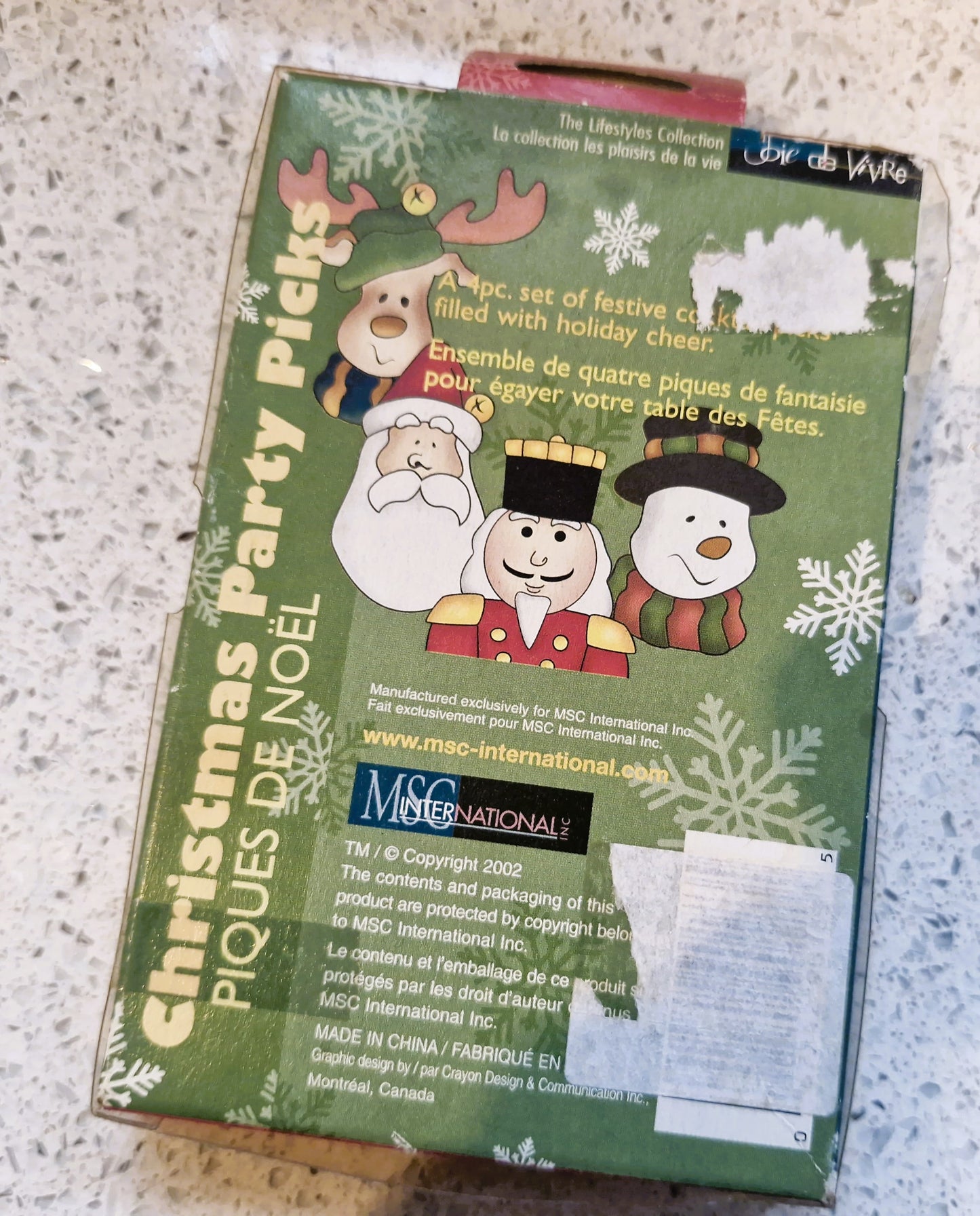 Vintage Christmas Party Picks, Xmas, Christas, Vintage Christmas Decorations, Cocktail Forks, Pickel Forks