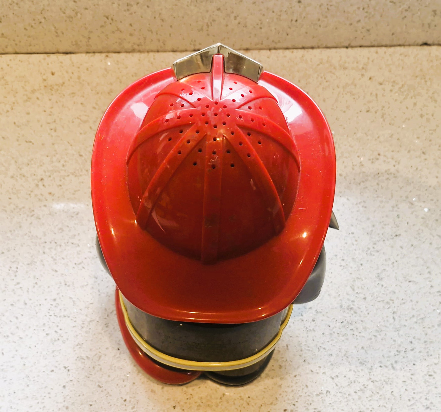 Vintage Animated Talking Fireman Cookie Jar - Fun da Mentals, 2002, Talking Cookie Jar, Gift for fireman