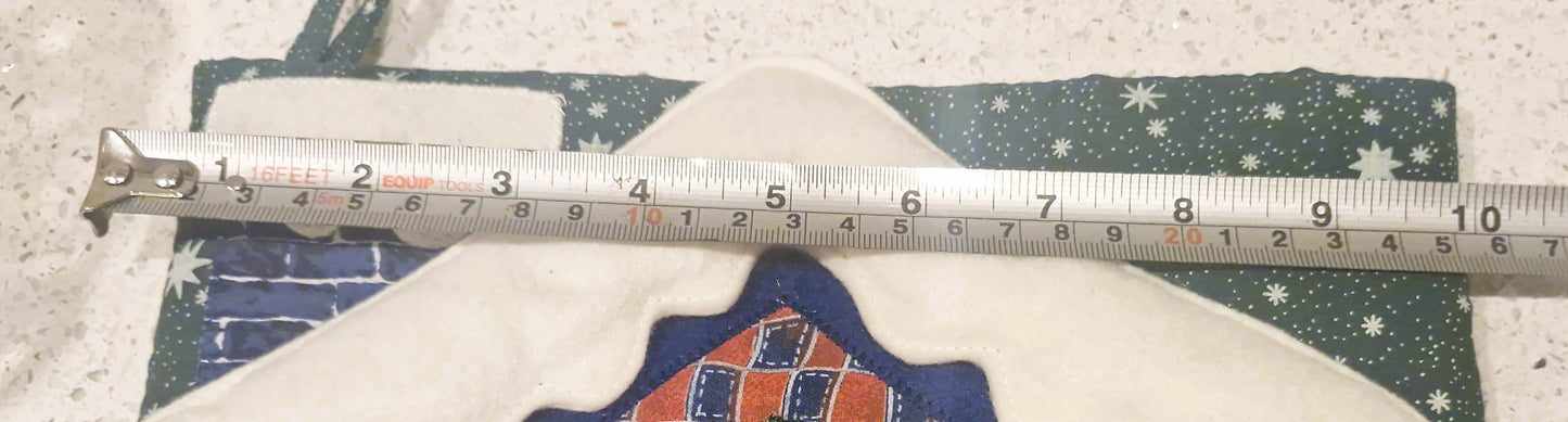 Handmade Christmas Stocking, Vintage Christmas Stocking,  Christmas, Xmas, Stocking, Kitsch, Quirky, Santa, Father Christmas