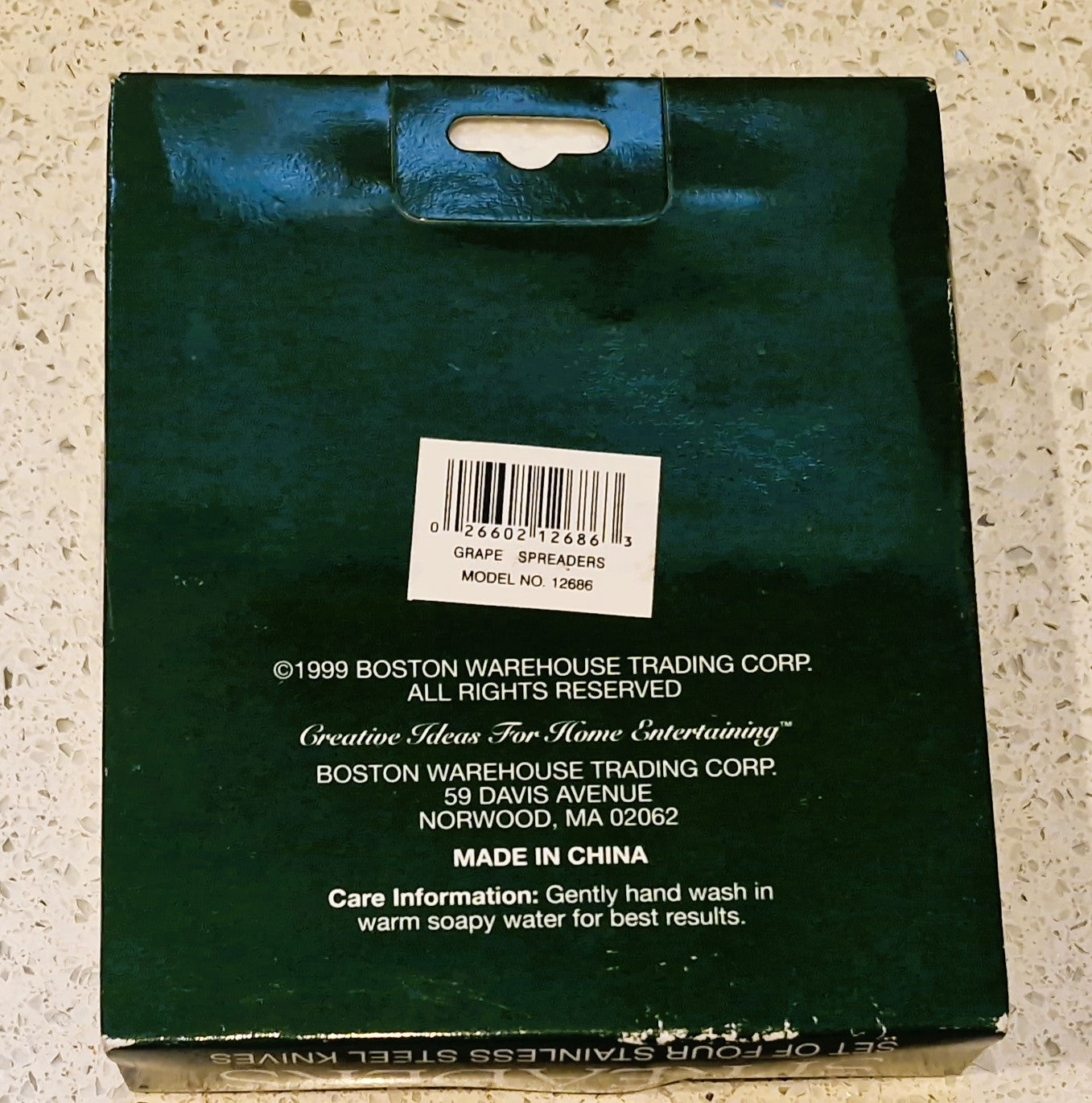 Vintage Grape Butter Spreader: Ceramic Handle, Cheese Board Serving