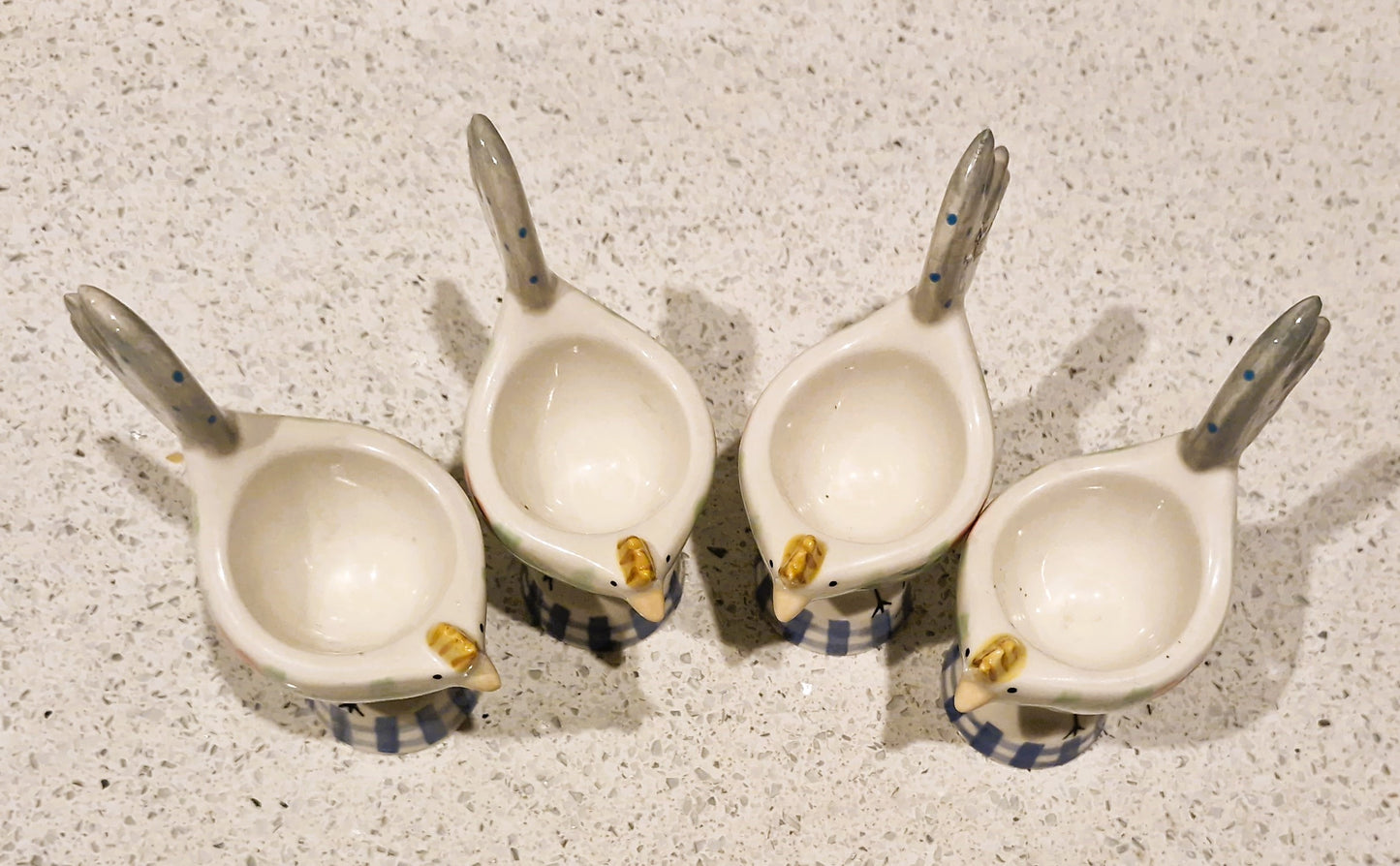 Vintage Ceramic Chicken Egg Cup: Farmhouse Kitchen Decor