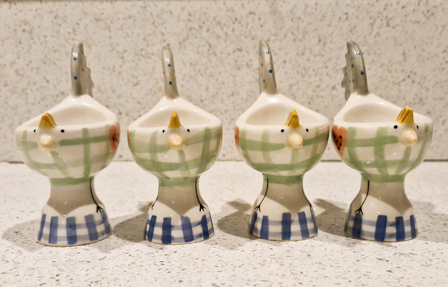 Vintage Ceramic Chicken Egg Cup: Farmhouse Kitchen Decor