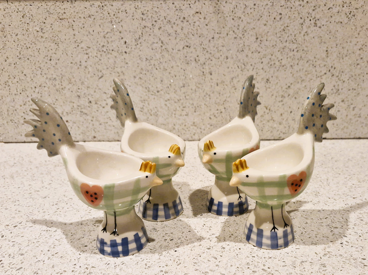 Vintage Ceramic Chicken Egg Cup: Farmhouse Kitchen Decor