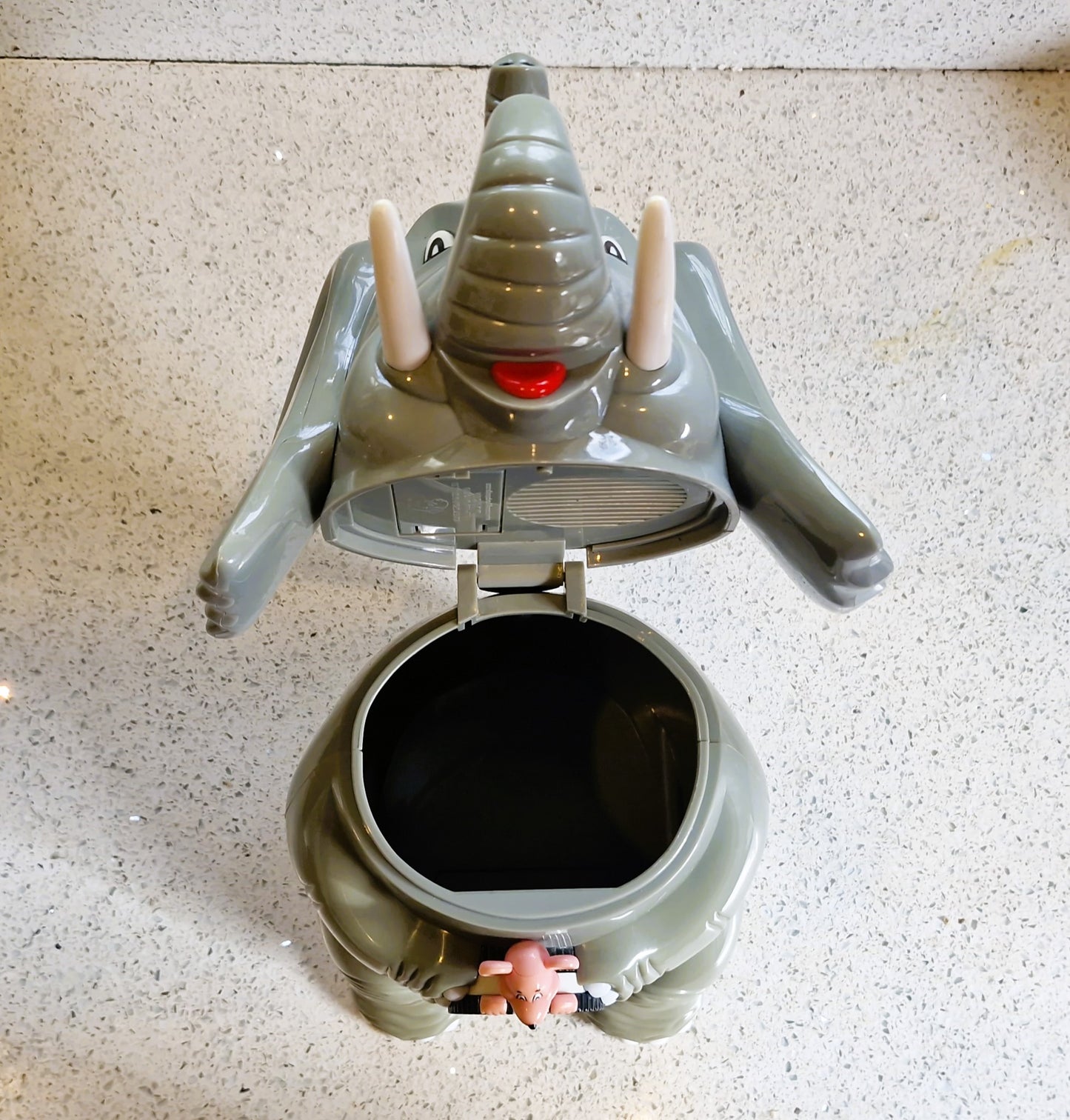 Vintage Elephant and Mouse Cookie Jar: Novelty,10 Inches, Fun da mentals, Talking Cookie Jar, A1 Condition