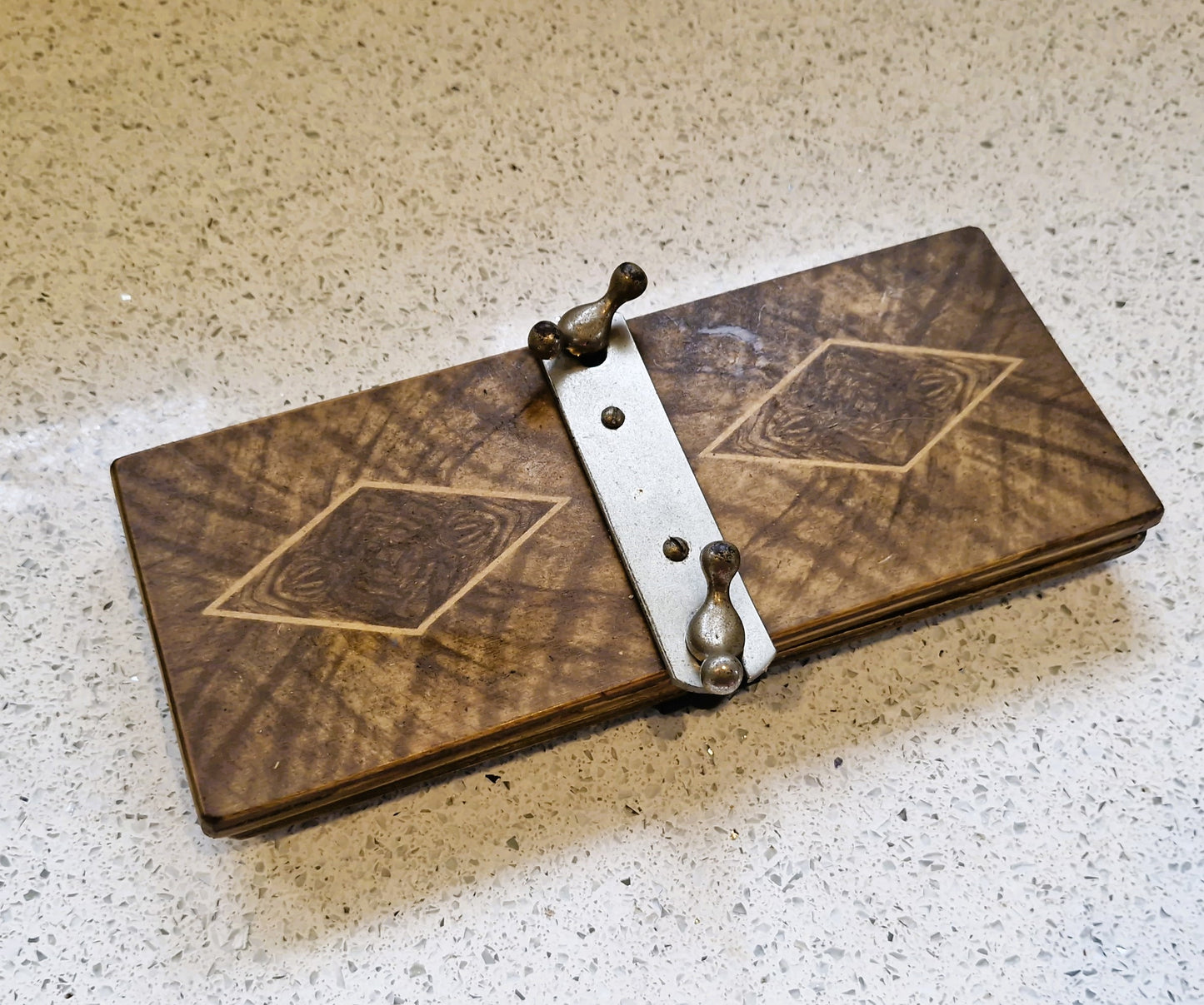 Art Nouveau Wooden Tie Press by LIFFORD, England: Antique, Tie Press, Nicktie, Vintage,