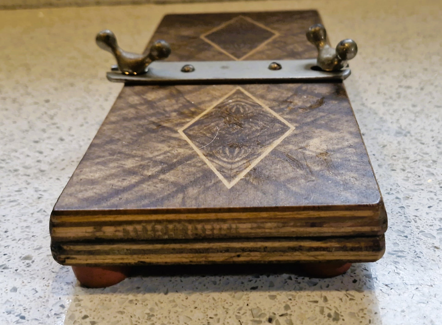 Art Nouveau Wooden Tie Press by LIFFORD, England: Antique, Tie Press, Nicktie, Vintage,