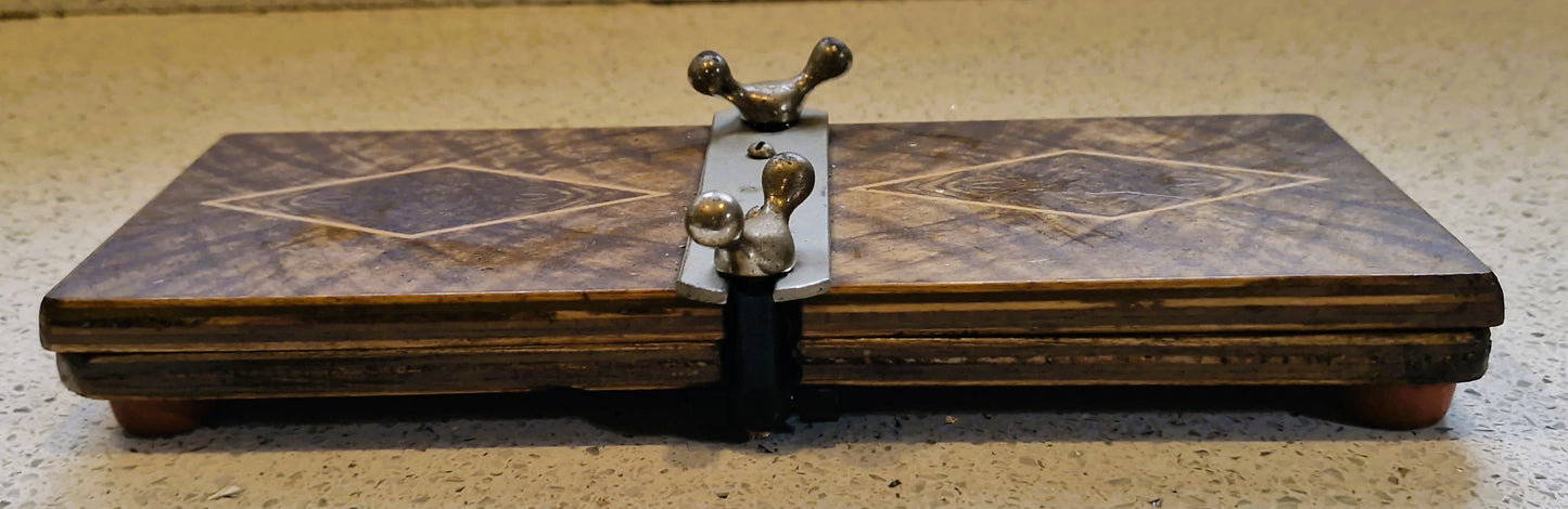 Art Nouveau Wooden Tie Press by LIFFORD, England: Antique, Tie Press, Nicktie, Vintage,