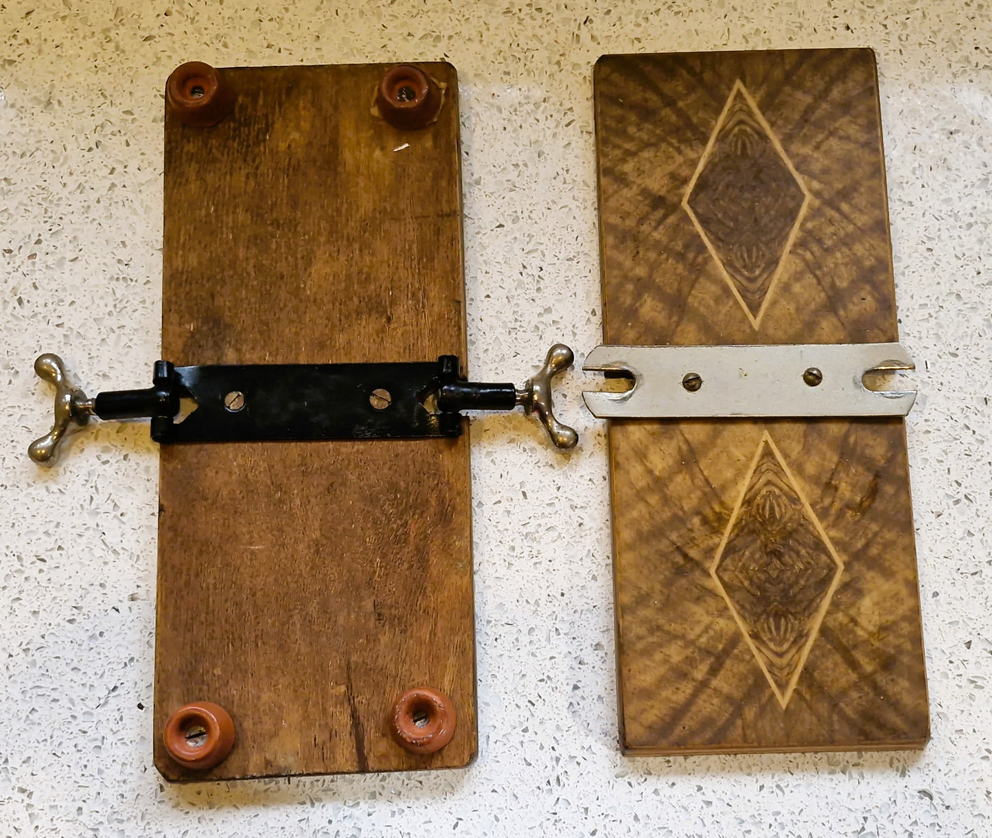 Art Nouveau Wooden Tie Press by LIFFORD, England: Antique, Tie Press, Nicktie, Vintage,