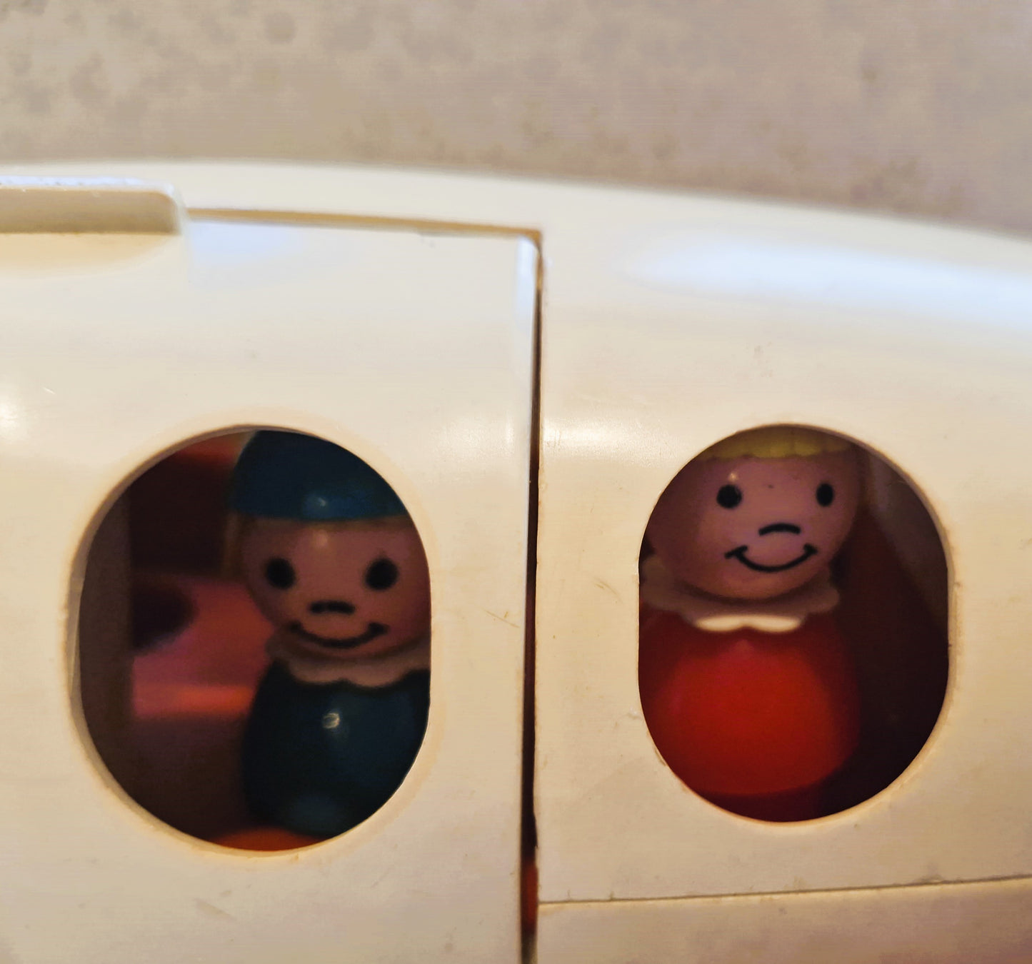 Vintage Fisher-Price Little People plane, 70s fisher price plane, with people