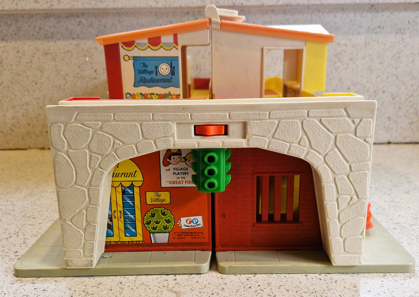 Fisher Price Village, Fisher Price, Vintage, Main street, HUGE Set, Vintage Fisher Price Toys, Boxed