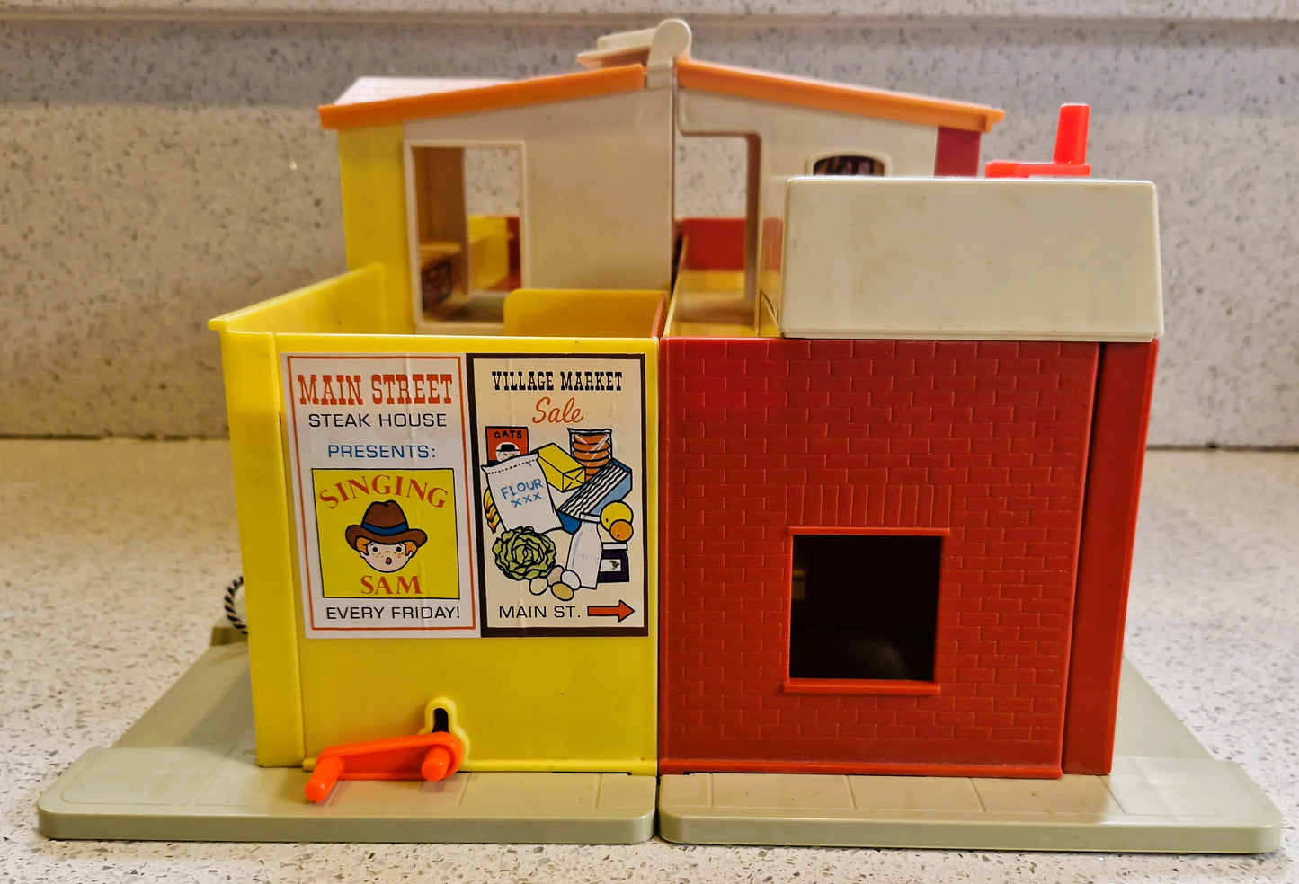Fisher Price Village, Fisher Price, Vintage, Main street, HUGE Set, Vintage Fisher Price Toys, Boxed