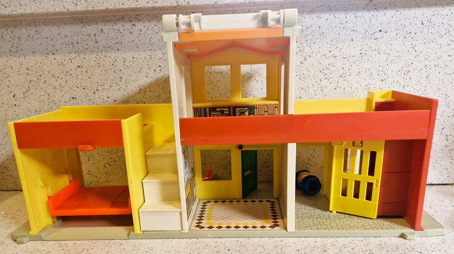 Fisher Price Village, Fisher Price, Vintage, Main street, HUGE Set, Vintage Fisher Price Toys, Boxed