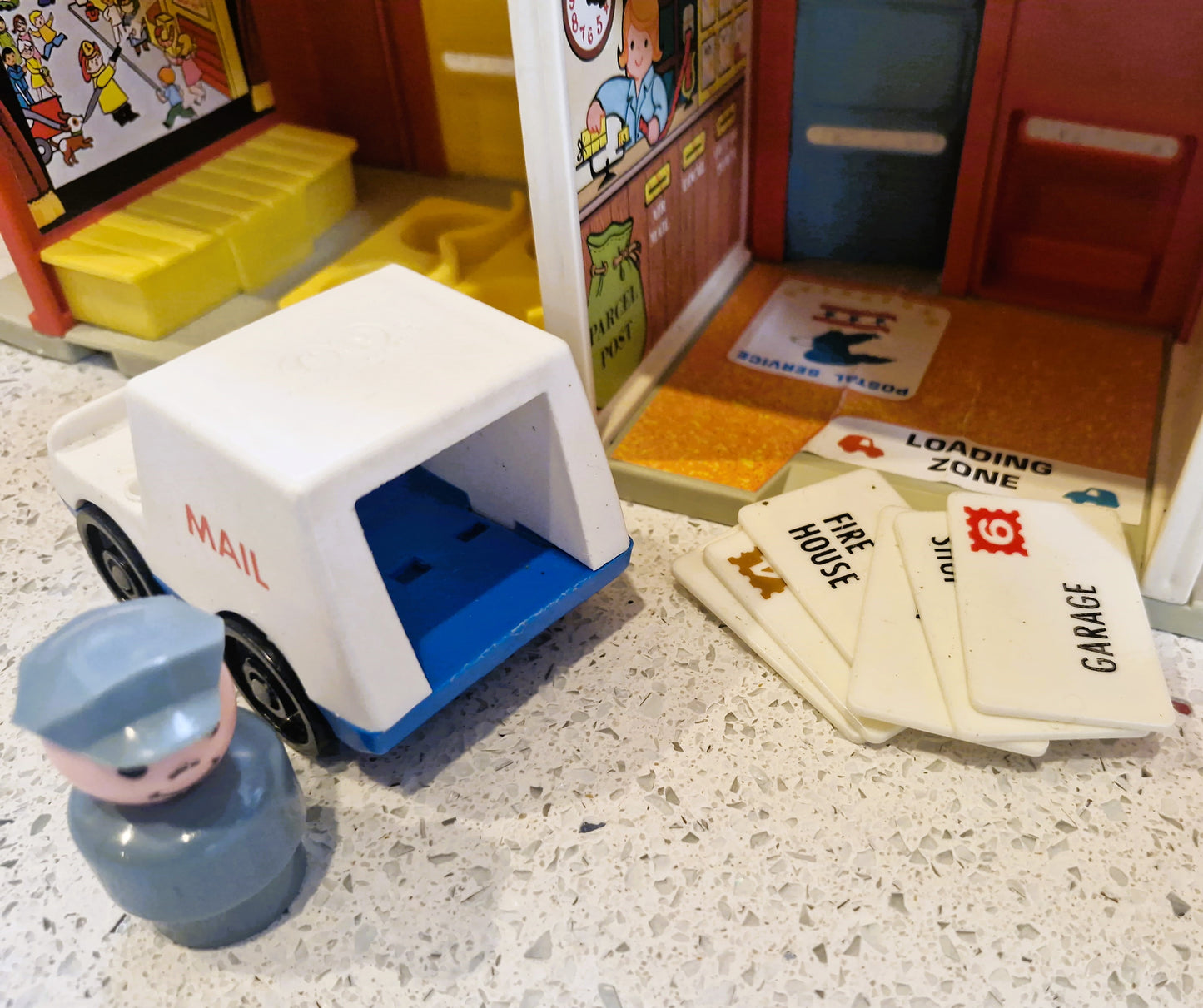 Fisher Price Village, Fisher Price, Vintage, Main street, HUGE Set, Vintage Fisher Price Toys, Boxed