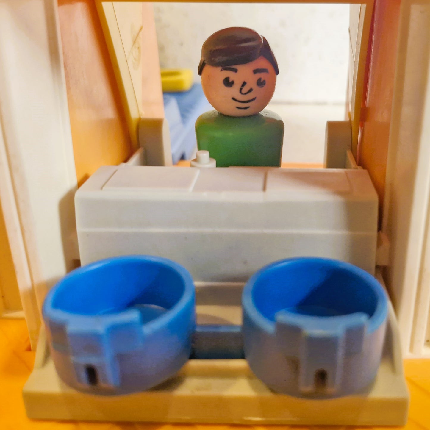 Vintage Fisher Price Main Street Set: Little People Town w/ Vehicles & Figures - BOXED